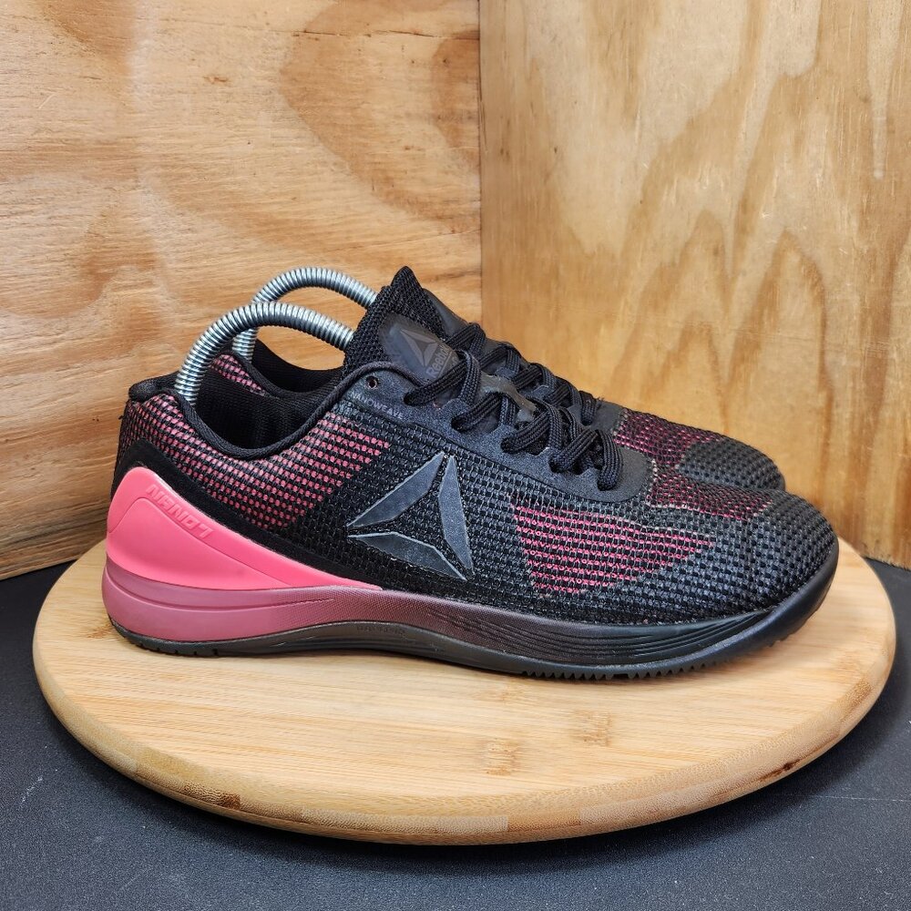 Reebok Crossfit Nano 7 Womens Black Training Shoes Sneakers Size 9.5